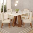 Mesa De Jantar Kiara E 4 Cadeiras Yasmin Dj Moveis