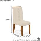 Mesa De Jantar Kiara E 4 Cadeiras Yasmin Dj Moveis