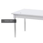Mesa De Jantar Kingston 150cm Madeira Maciça - Branco