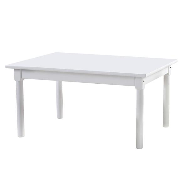 Mesa De Jantar Kingston 150cm Madeira Maciça - Branco | Leroy Merlin