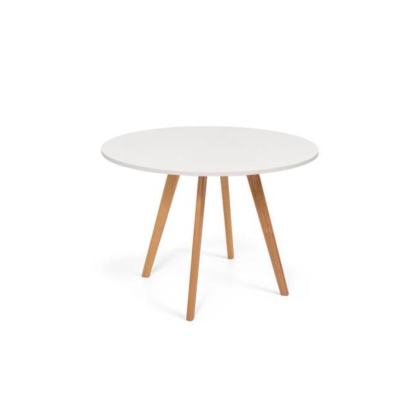 Mesa De Jantar Laura 100cm Redonda - Branca