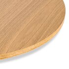 Mesa De Jantar Leda Base Metal 100cm Redonda Mdf Ttx Freijó