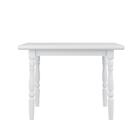 Mesa De Jantar Lile, 80x110 Cm, Laca Branco - Novo Mundo