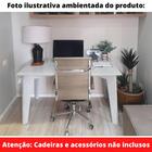 Mesa De Jantar Lisboa Univ 140 Cm Tampo De Madeira Vidro Cola