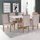 Mesa De Jantar Lisy 160 X 90cm Tampo Off White