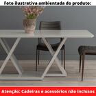 Mesa De Jantar Livia Flora 180 Cm Retangular Borda Arredondad