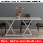 Mesa De Jantar Livia Flora 220 Cm Borda Arredondada Madeira V