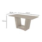 Mesa De Jantar Lopas Retangular 170 Cm Apogeu 6 Lugares Com V