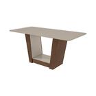 Mesa De Jantar Lopas Retangular 170 Cm Apogeu 6 Lugares Marro