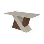 Mesa De Jantar Lopas Retangular 170 Cm Venus 6 Lugares Com Vi