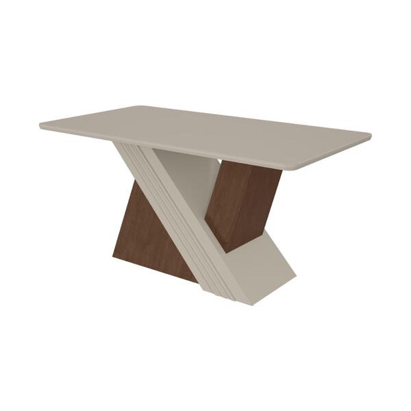 Mesa De Jantar Lopas Retangular 170 Cm Venus 6 Lugares Com Vi