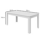 Mesa De Jantar Lopas Retangular 180 Cm Athenas 6 Lugares Bran
