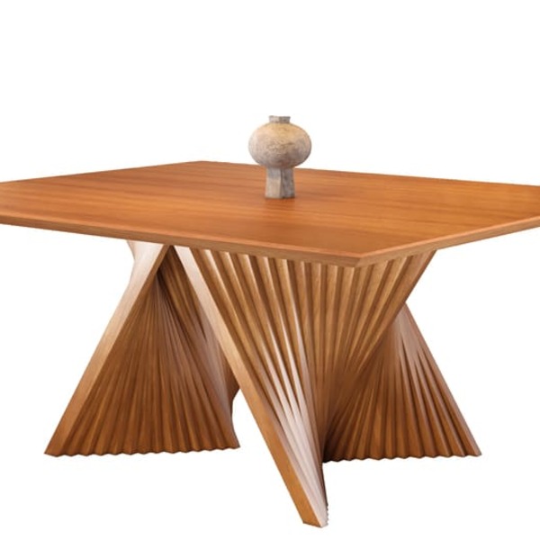 Mesa De Jantar Madeira Maciça 1,6x1,6m - Topázio - Harmonia