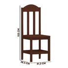 Mesa De Jantar Madeira Maciça 10 Lugares Safira Castanho