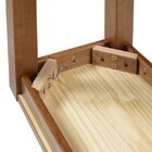 Mesa De Jantar Madeira Maciça Com 2 Bancos Primavera Cabecasa