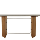 Mesa De Jantar Madeira Maciça Com Vidro - Arizona-2,20x1,10m