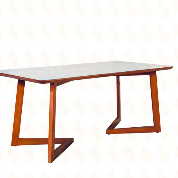 Mesa De Jantar Madeira Maciça - Luna-1,80x0,90m - Art Salas