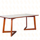 Mesa De Jantar Madeira Maciça - Luna-2,0x1,0m - Art Salas