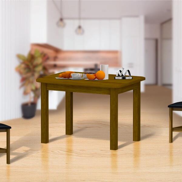 Mesa De Jantar Madeira Maciça Para 4 Lugares Safira Imbuia Sh