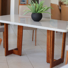 Mesa De Jantar Madeira Maciça - Talia-1,80x0,90 Metros - Espr