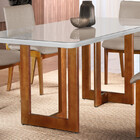 Mesa De Jantar Madeira Maciça - Talia-1,80x0,90 Metros - Espr
