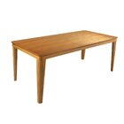 Mesa De Jantar Madeira Maciça Tauari 180cmx90cm Rubi Slim  Na