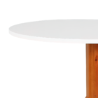 Mesa De Jantar Maitê Redonda 80cm 4 Lugares Branca - Melhor M