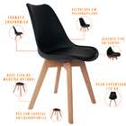 Mesa De Jantar Maldiva 180 Cm F01 Com 04 Cadeiras Ayla E 02 C