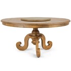 Mesa De Jantar Mariah Oregon Prato Giratório 160cm Com 08 Cad