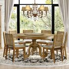 Mesa De Jantar Mariah Oregon Prato Giratório 160cm Com 08 Cad