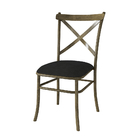 Mesa De Jantar Marrocos 4 Cadeiras New Katrina Estofada Preta