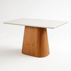 Mesa De Jantar Maya Retangular Tampo Laqueado Com Vidro 120x9
