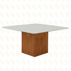 Mesa De Jantar Mdf Laminado - Alice-1,0x1,0m - Art Salas
