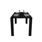 Mesa De Jantar Mdp 136cm Liv 3600 Preto - Appunto