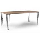 Mesa De Jantar Mercer Live Edge Renar Retangular 140 Cm X 80