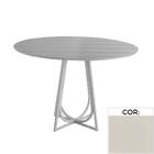 Mesa De Jantar Mh-5299 Herval Redonda 70 Cm Madeira Laca Fosc