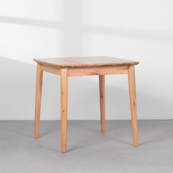 Mesa De Jantar Mia Quadrada Natural - 80x80cm Mesa De Jantar