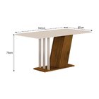 Mesa De Jantar Miami 160cm Yescasa Freijó/off White