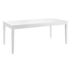 Mesa De Jantar Miches Laca Branca Fosca 180x90cm