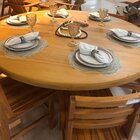 Mesa De Jantar Michigan 6 Lugares Madeira Maciça Peroba Natur