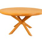 Mesa De Jantar Michigan 6 Lugares Madeira Maciça Peroba Natur