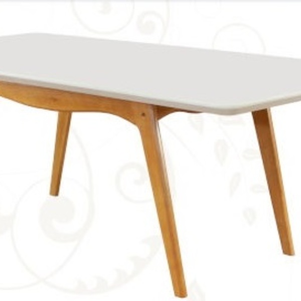 Mesa De Jantar Moderna C/ Vidro -escócia-1,8x0,9m- Art Salas