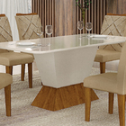 Mesa De Jantar Moderna - Larissa-1,80x0,90m - Leifer Móveis