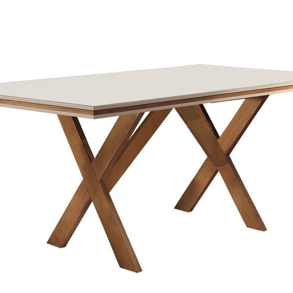 Mesa De Jantar Moderna - Nobre-2,20x1,10m - Requinte Salas