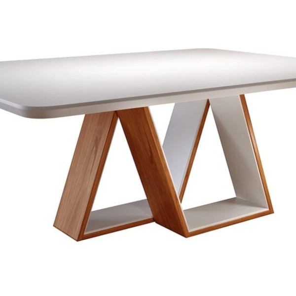 Mesa De Jantar Moderna - Vogue-2,20x1,10m - Requinte Salas