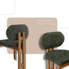 Mesa De Jantar Nala 220cm Madeira Tampo Laminado Com 8 Cadeir