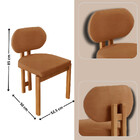 Mesa De Jantar Nala 220cm Madeira Tampo Laminado Com 8 Cadeir