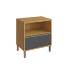 Mesa De Jantar Nápoles Redonda 1035x1035x30mm Tampo Vidro E M