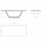 Mesa De Jantar New Laville Retangular 10 Lugares - Cor Avelã
