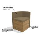 Mesa De Jantar Nira Com 4 Cadeiras Kappesberg - Freijó/carame